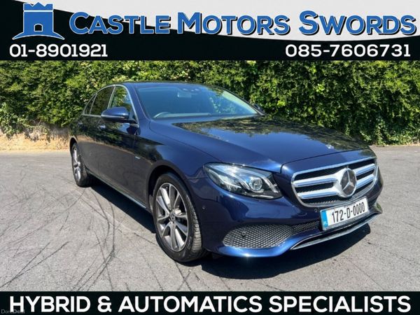 Mercedes-Benz E-Class Saloon, Petrol Hybrid, 2017, Blue