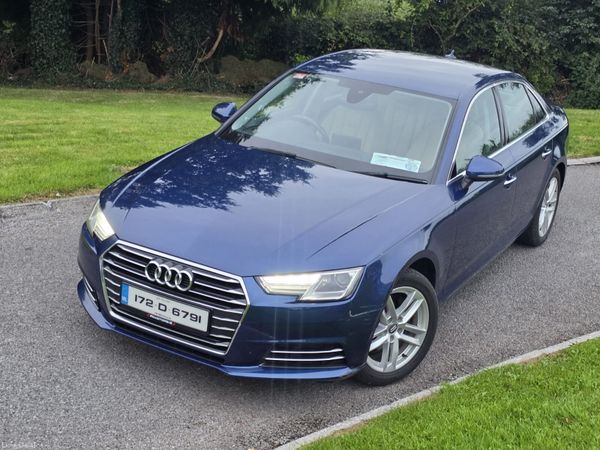 Audi A4 Saloon, Diesel, 2017, Blue