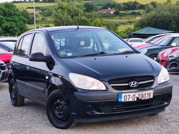 Hyundai Getz Hatchback, Petrol, 2007, Black