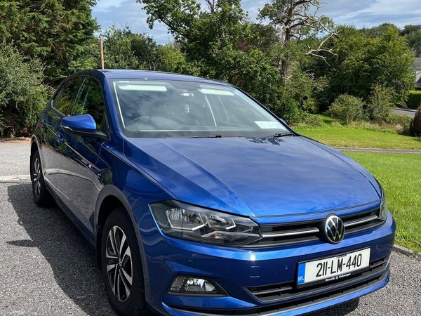 Volkswagen Polo Hatchback, Petrol, 2021, Blue