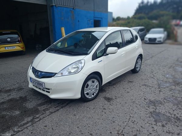 Honda Fit Hatchback, Petrol Hybrid, 2012, White