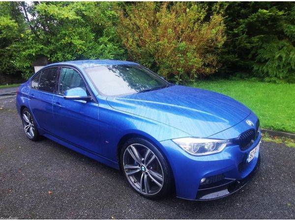 BMW 3-Series Saloon, Petrol Hybrid, 2016, Blue