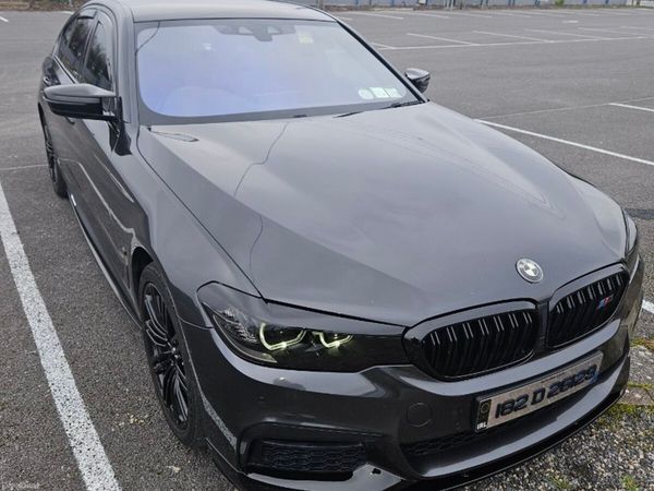 BMW 5-Series Saloon, Petrol Plug-in Hybrid, 2018, Grey