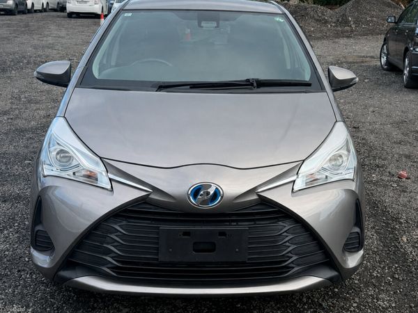 Toyota Vitz Hatchback, Petrol Hybrid, 2017, Grey