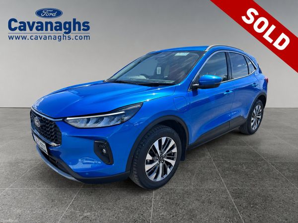 Ford Kuga SUV, Petrol Plug-in Hybrid, 2024, Blue