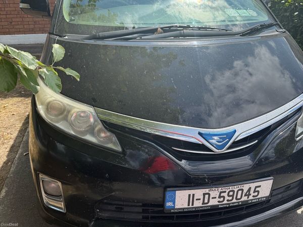 Toyota Estima MPV, Petrol Hybrid, 2011, Black