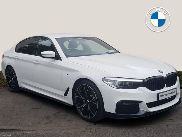 BMW 5-Series Saloon, Diesel, 2019, White