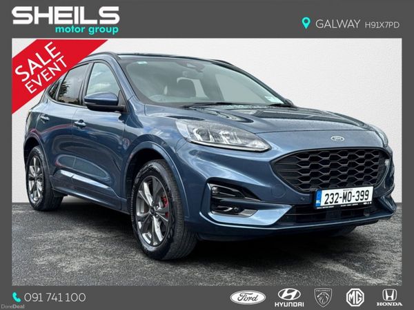 Ford Kuga SUV, Petrol Plug-in Hybrid, 2023, Blue