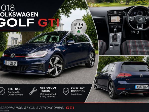 Volkswagen Golf Estate, Petrol, 2018, Blue