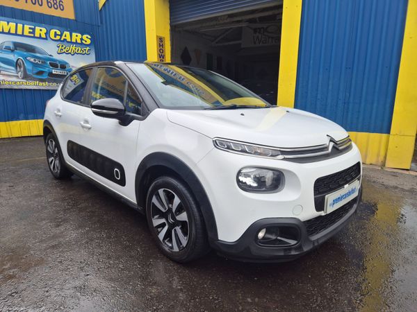 Citroen C3 Hatchback, Petrol, 2018, White