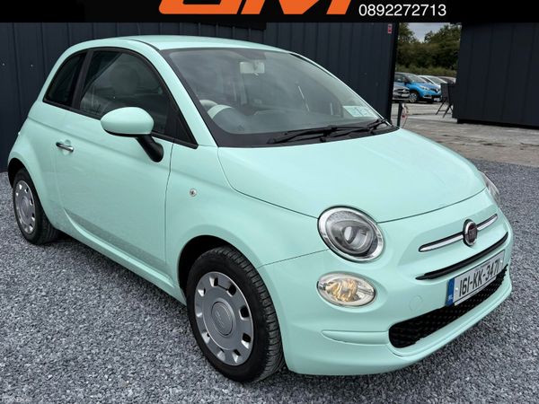 Fiat 500 Hatchback, Petrol, 2016, Green