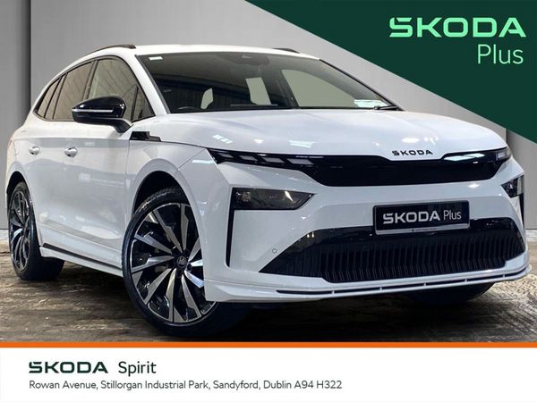 Skoda Enyaq Estate, Electric, 2026, White