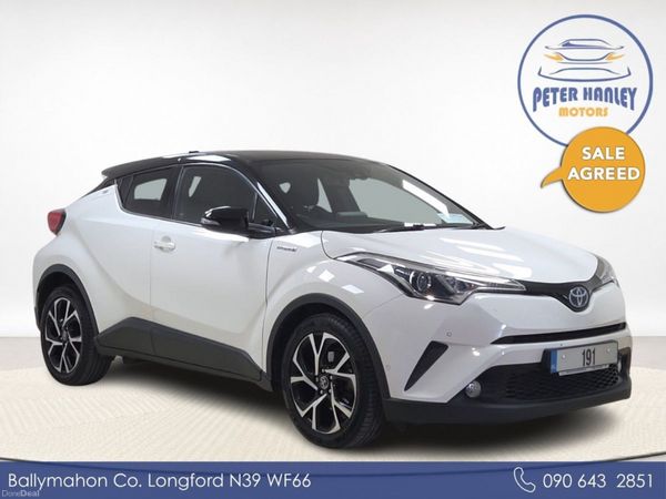 Toyota C-HR SUV, Petrol Hybrid, 2019, White