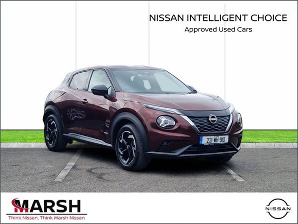 Nissan Juke SUV, Petrol Hybrid, 2023, Red