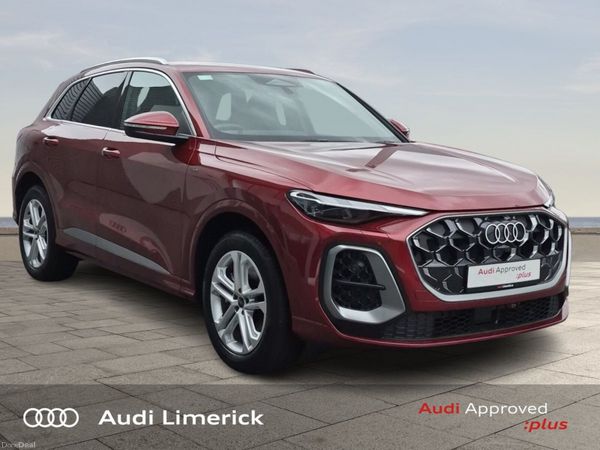 Audi Q5 SUV, Petrol Plug-in Hybrid, 2026, Red