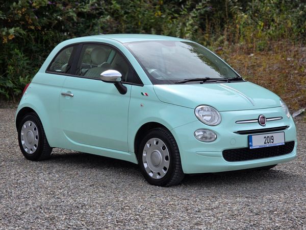 Fiat 500 Hatchback, Petrol, 2019, Green