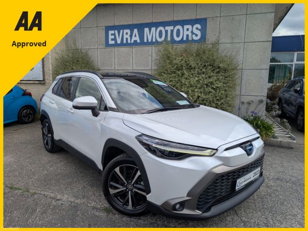 Toyota Corolla Cross SUV, Petrol Hybrid, 2023, White