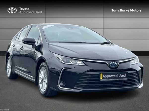 Toyota Corolla Saloon, Petrol Hybrid, 2021, Black