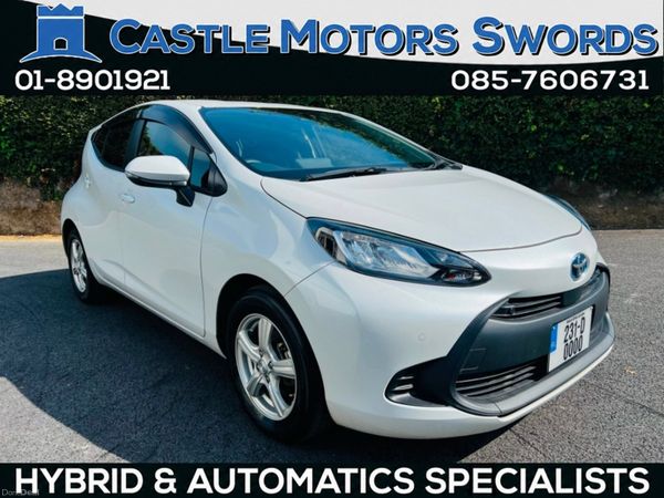 Toyota Aqua Hatchback, Petrol Hybrid, 2023, White