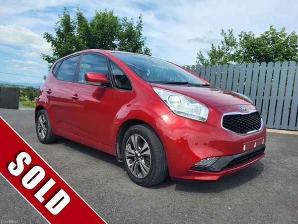 Kia Venga Hatchback, Petrol, 2016, Red