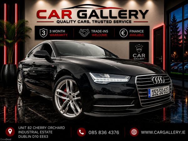 Audi A7 Hatchback, Diesel, 2015, Black
