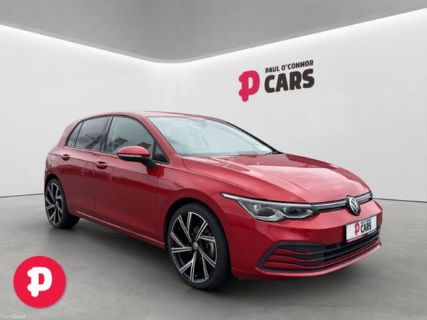 Volkswagen Golf Hatchback, Petrol Hybrid, 2021, Red
