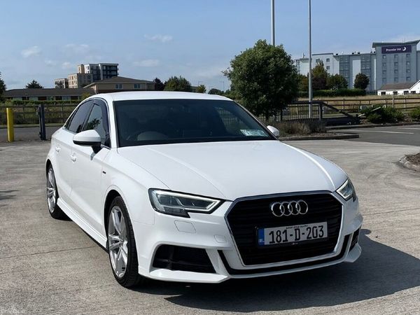 Audi A3 Saloon, Petrol, 2018, White