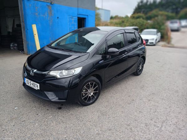 Honda Fit Hatchback, Petrol Hybrid, 2015, Black