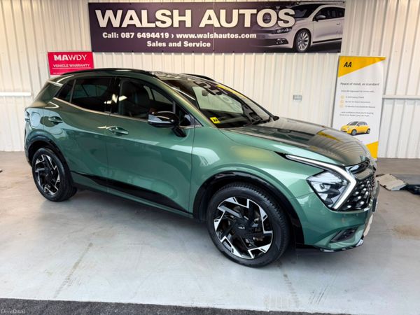Kia Sportage Estate, Petrol Plug-in Hybrid, 2022, Green