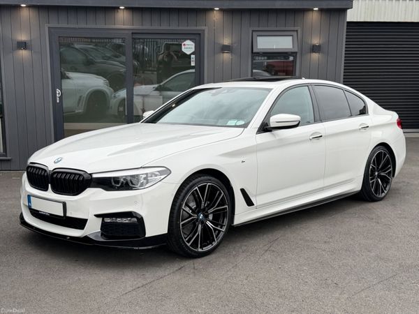 BMW 5-Series Saloon, Diesel, 2017, White