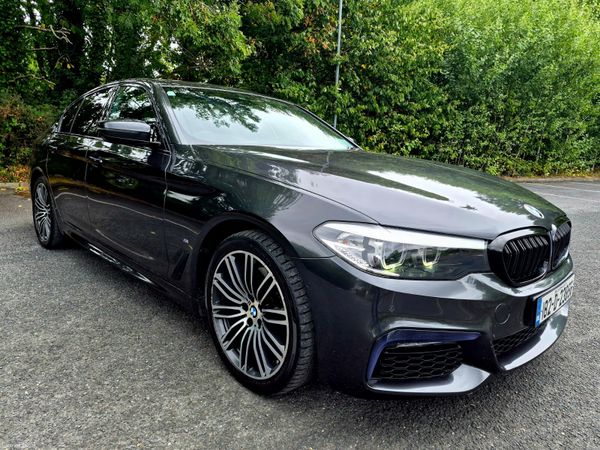 BMW 5-Series Saloon, Petrol Plug-in Hybrid, 2018, Grey