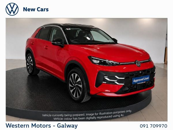 Volkswagen T-Roc SUV, Petrol, 2026, Red