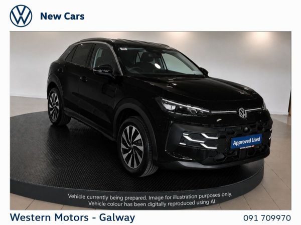 Volkswagen T-Roc SUV, Petrol, 2026, Black