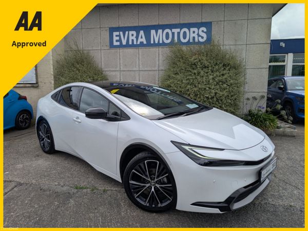 Toyota Prius Saloon, Petrol Hybrid, 2023, White