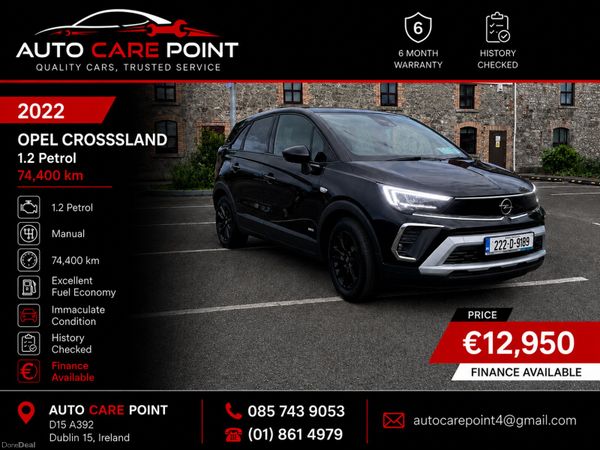 Opel Crossland SUV, Petrol, 2022, Black