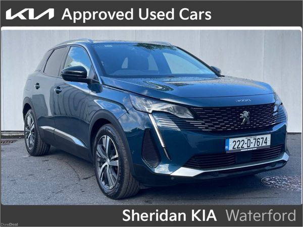 Peugeot 3008 MPV, Petrol Plug-in Hybrid, 2022, Blue
