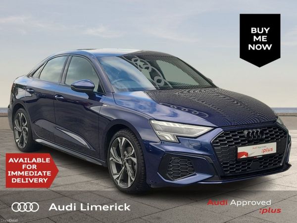 Audi A3 Saloon, Petrol, 2023, Blue