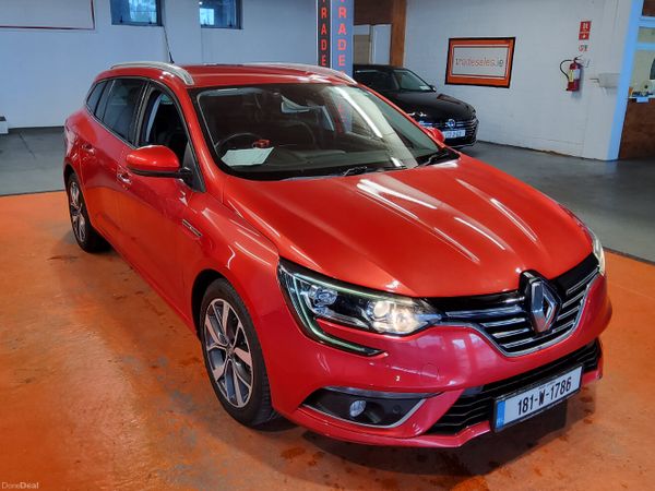 Renault Megane Estate, Diesel, 2018, Red
