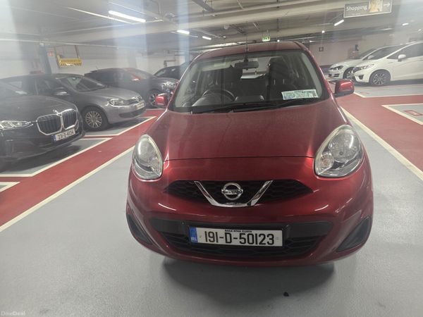 Nissan March Hatchback, Petrol, 2019, Red