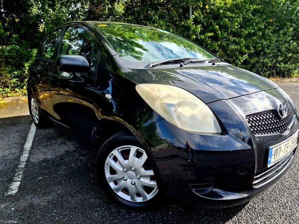 Toyota Yaris Hatchback, Petrol, 2007, Black