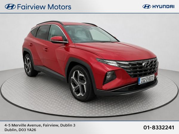 Hyundai Tucson SUV, Petrol Plug-in Hybrid, 2023, Red