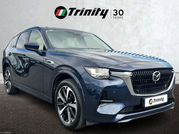 Mazda CX-60 SUV, Petrol Plug-in Hybrid, 2024, Blue