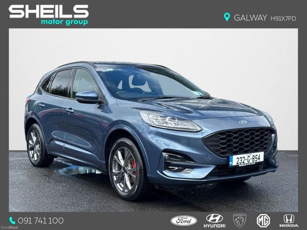 Ford Kuga SUV, Petrol Plug-in Hybrid, 2023, Blue