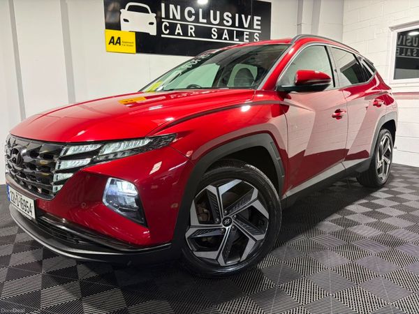 Hyundai Tucson SUV, Petrol Hybrid, 2022, Red
