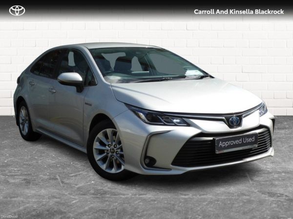 Toyota Corolla Saloon, Petrol Hybrid, 2019, Silver