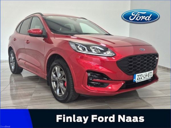 Ford Kuga SUV, Petrol Plug-in Hybrid, 2022, Red