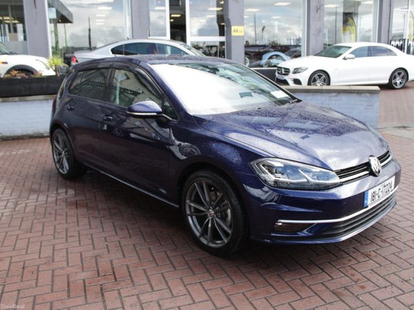 Volkswagen Golf Hatchback, Petrol, 2018, Blue