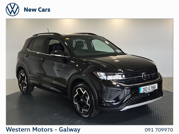 Volkswagen T-Cross SUV, Petrol, 2026, Black