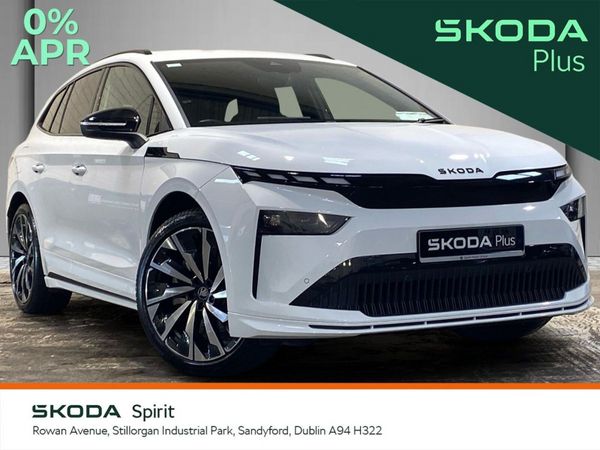 Skoda Enyaq Estate, Electric, 2026, White
