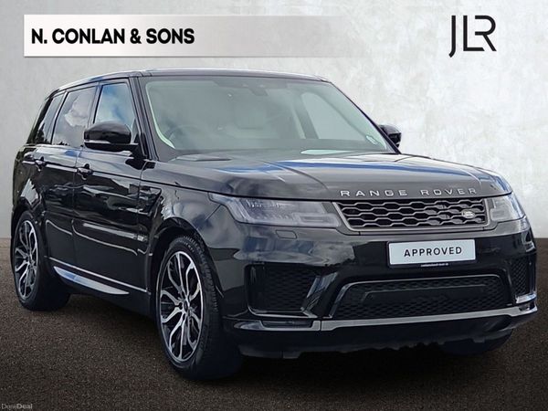 Land Rover Range Rover Sport SUV, Petrol Plug-in Hybrid, 2022, Black